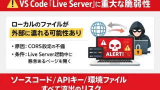 Live Serverに脆弱性が発見、Live Previewに変更しよう!